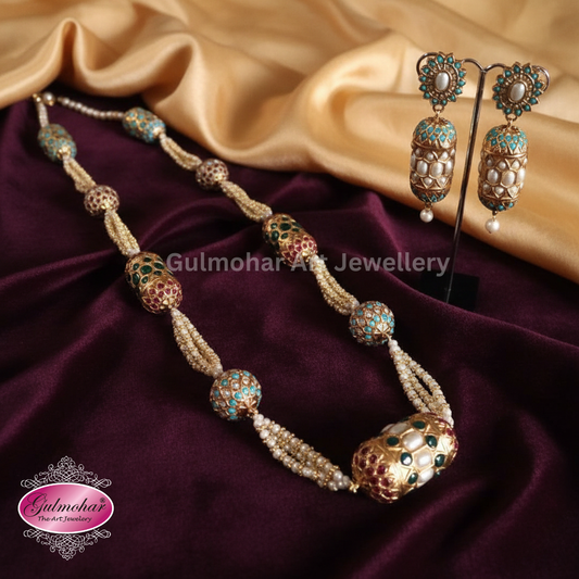 MM-01: Kundan Capsule Mala Set