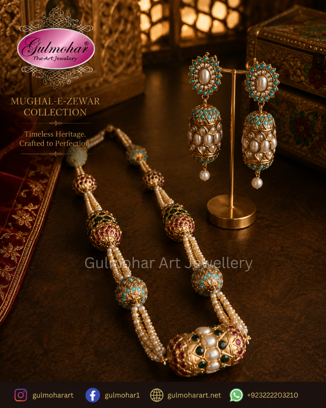 MM-01: Kundan Capsule Mala Set