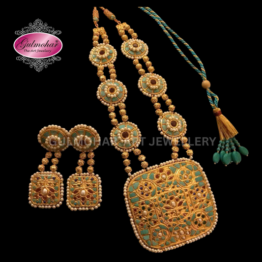 MM-02: Feroza Multani Kundan Mala Set