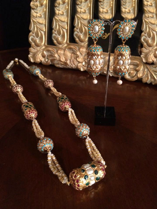 MM-01: Kundan Capsule Mala Set