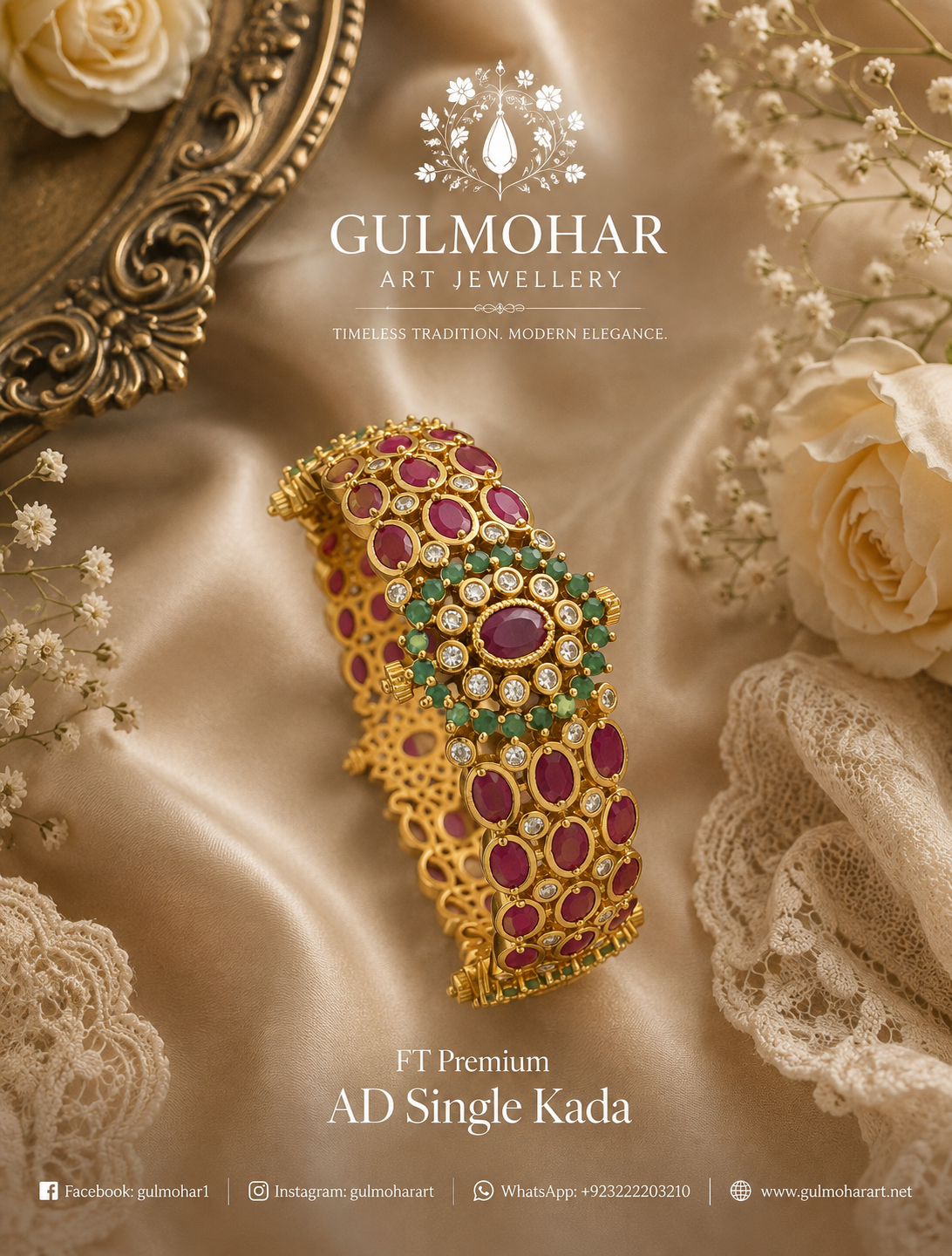 BG-03: Premium AD Kangan – Traditional South Indian Elegance