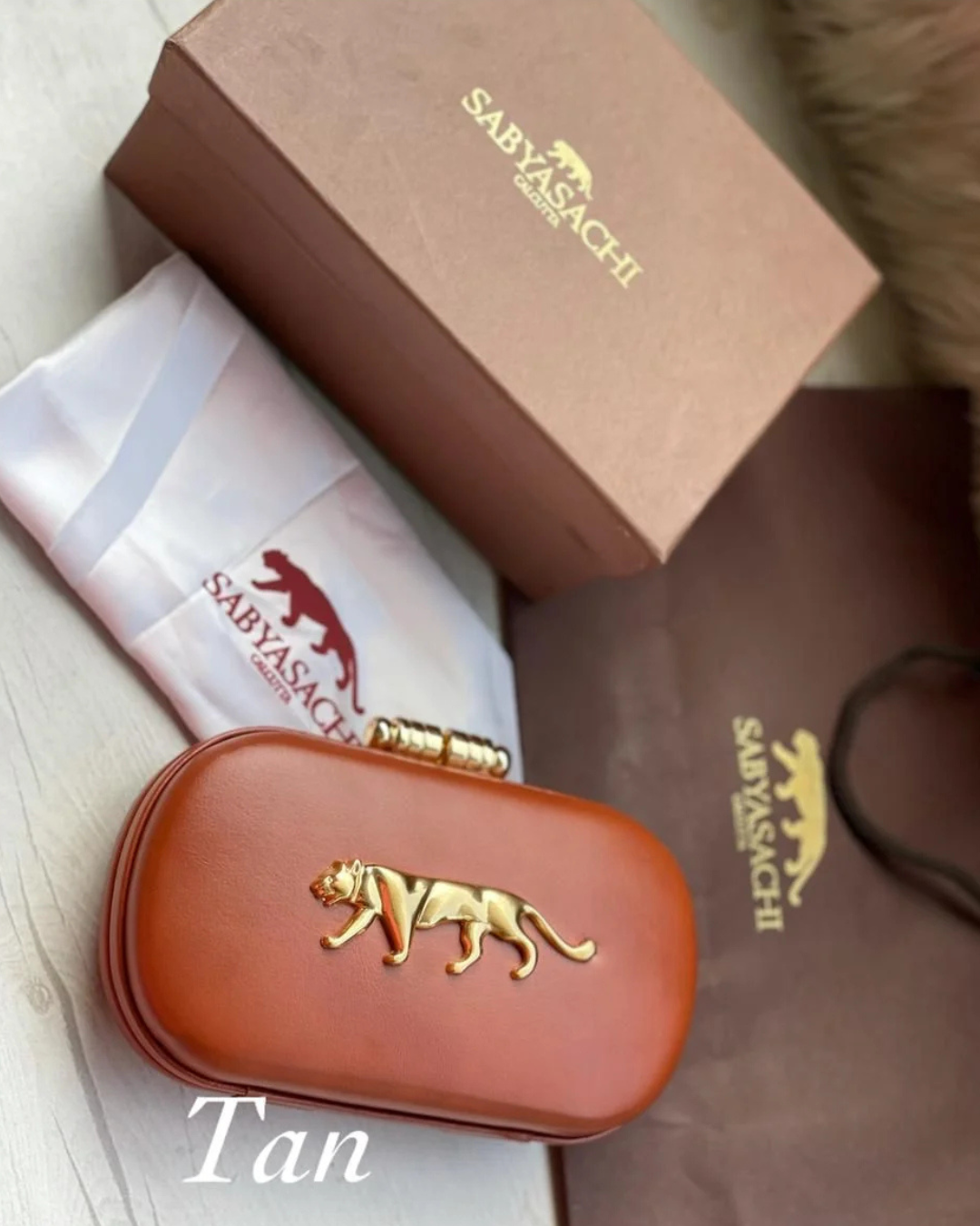 SC-01: Sabyasachi Inspired Panther Clutch Bag