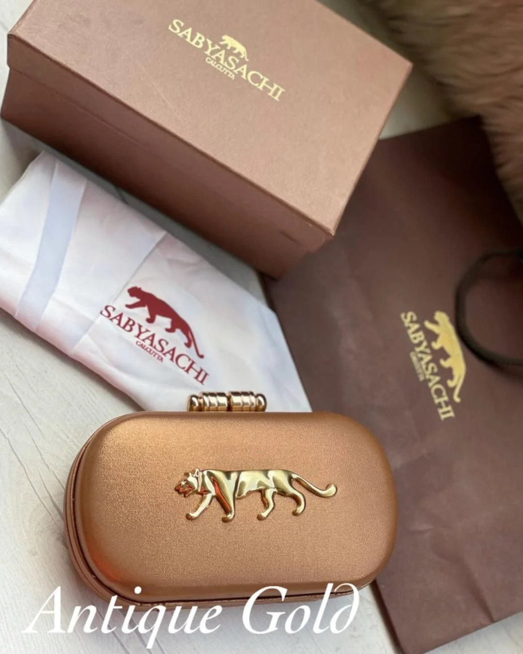 SC-01: Sabyasachi Inspired Panther Clutch Bag