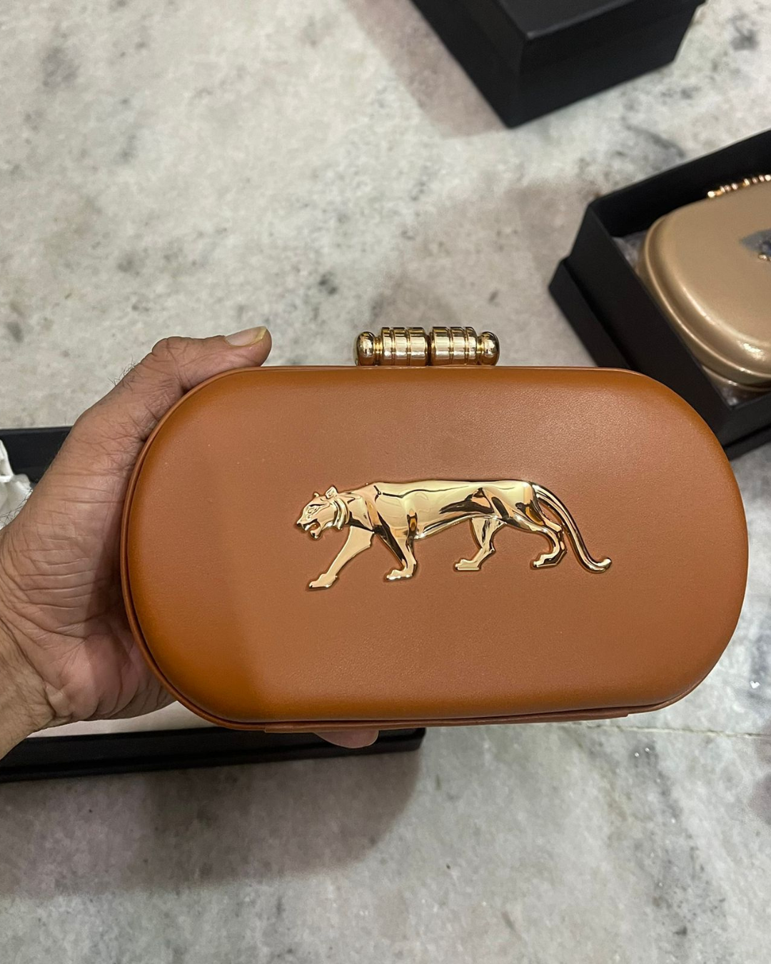 SC-01: Sabyasachi Inspired Panther Clutch Bag