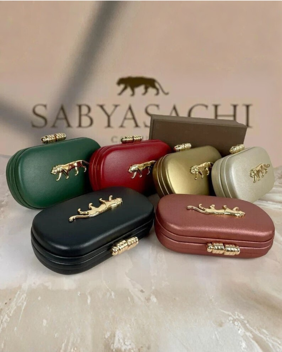 SC-01: Sabyasachi Inspired Panther Clutch Bag