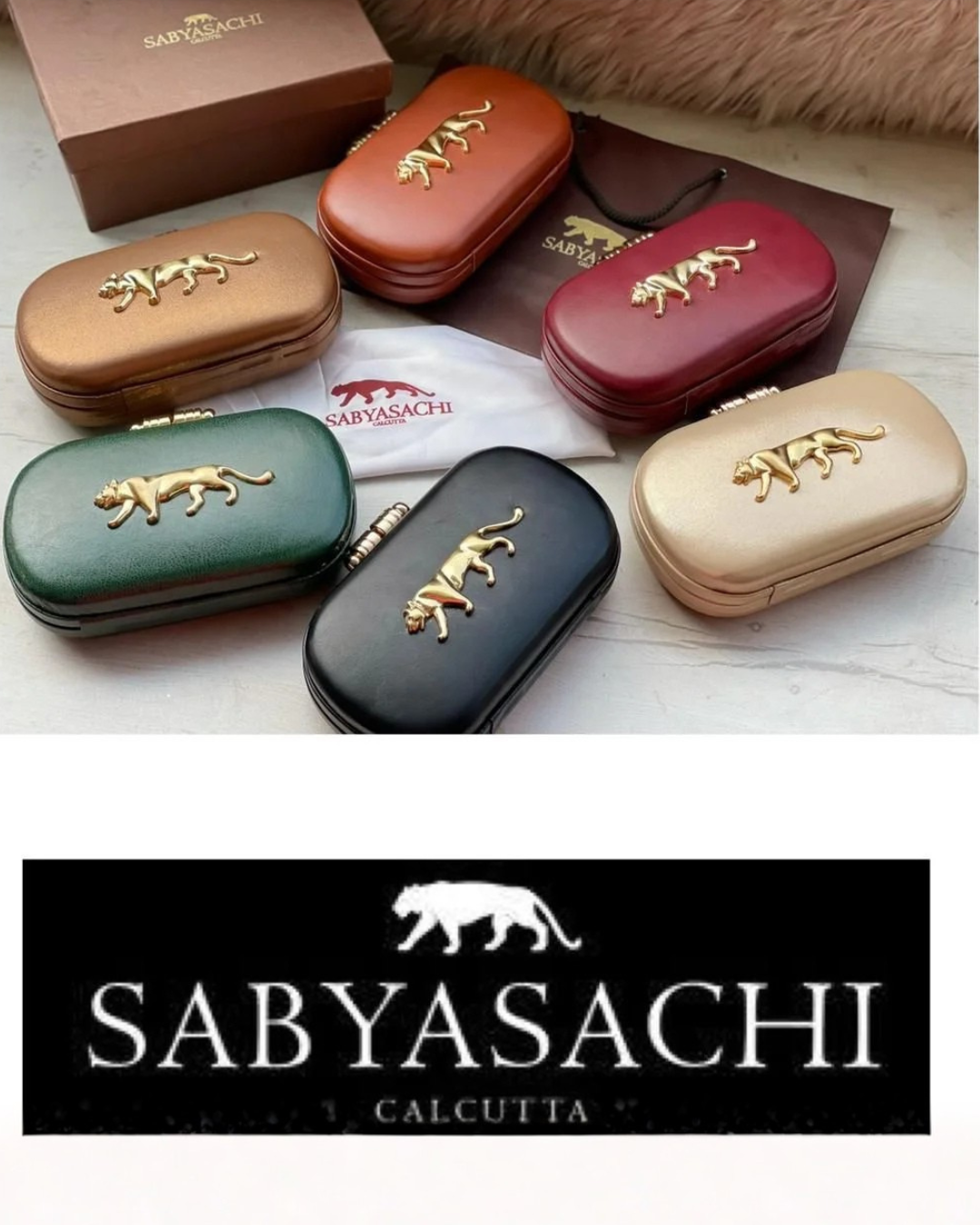 SC-01: Sabyasachi Inspired Panther Clutch Bag