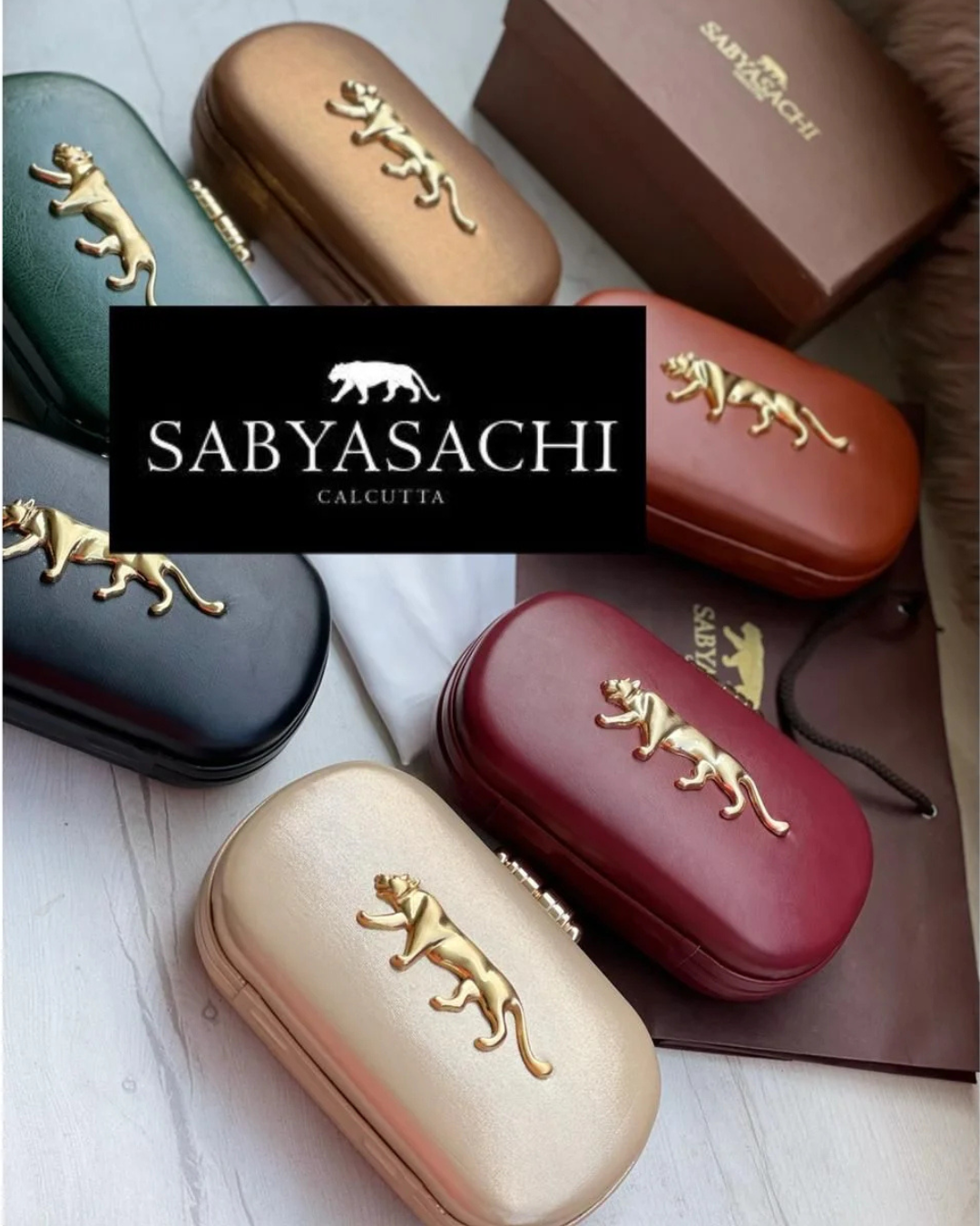 SC-01: Sabyasachi Inspired Panther Clutch Bag