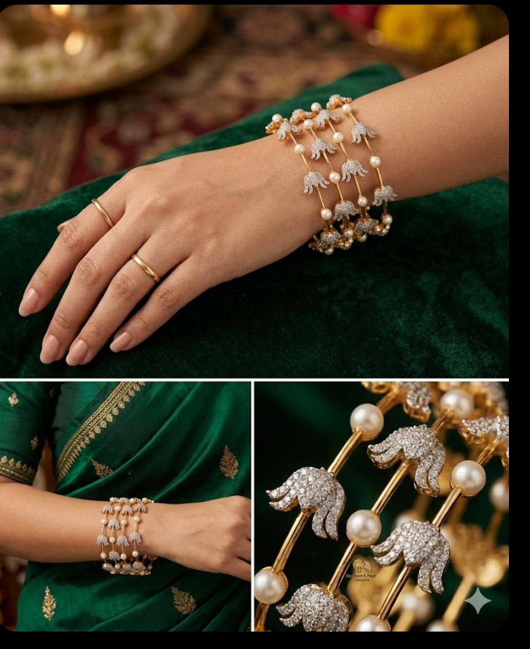 BG-04: Lotus bangles
