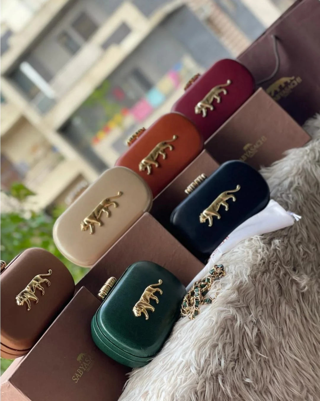 SC-01: Sabyasachi Inspired Panther Clutch Bag