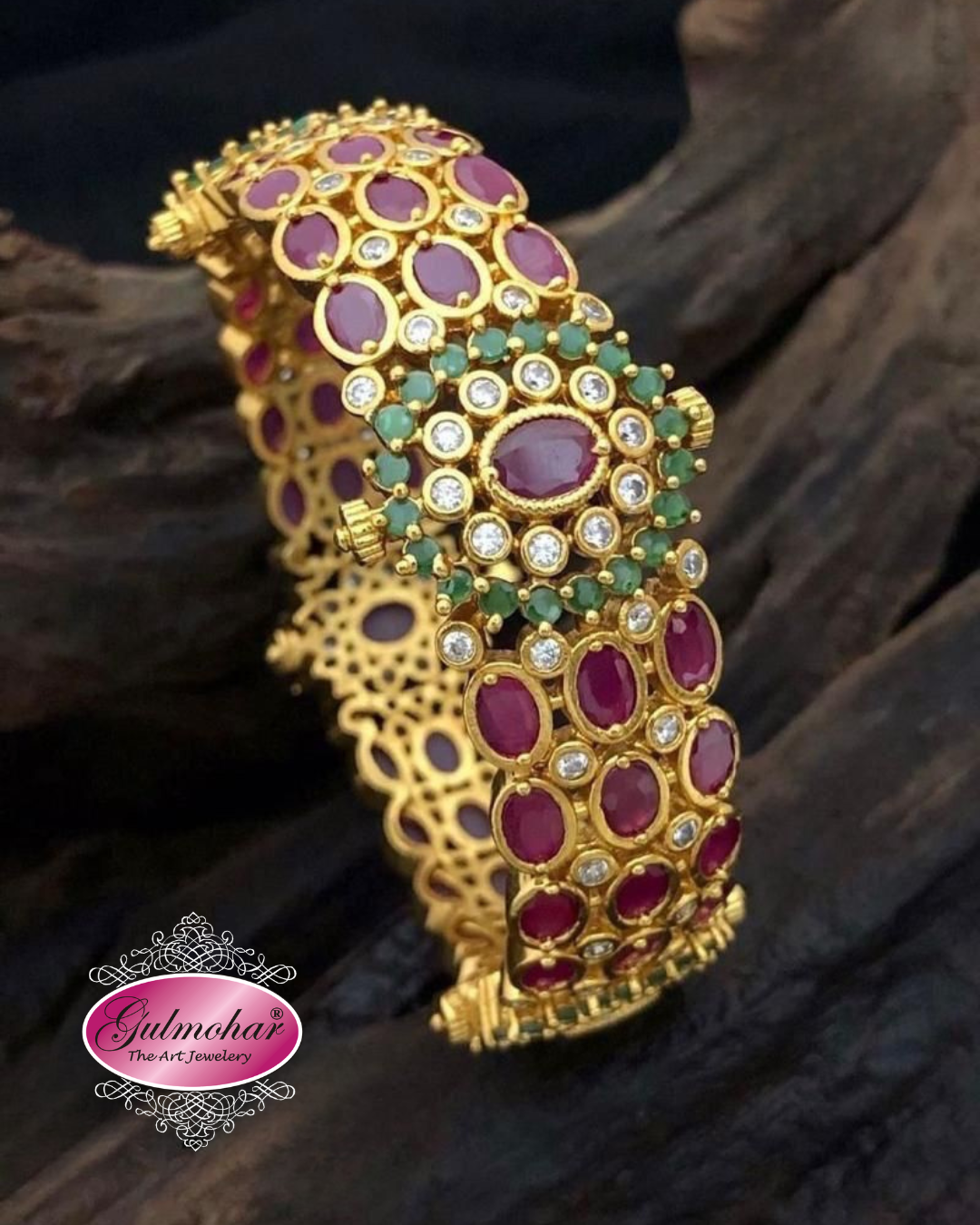 BG-03: Premium AD Kangan – Traditional South Indian Elegance