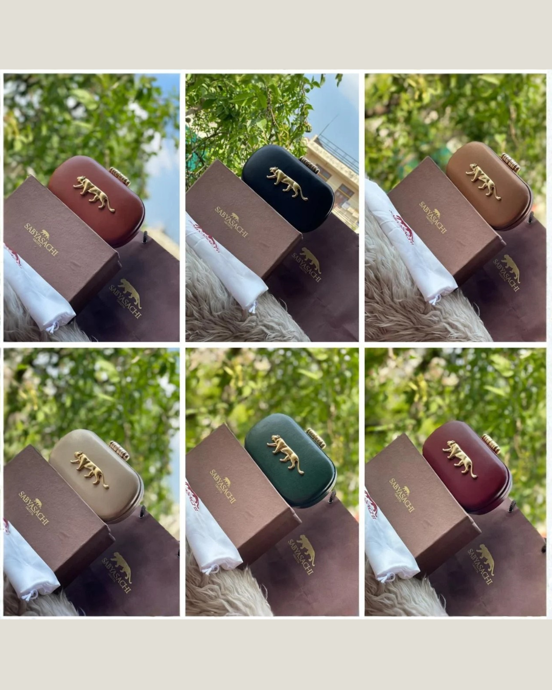 SC-01: Sabyasachi Inspired Panther Clutch Bag