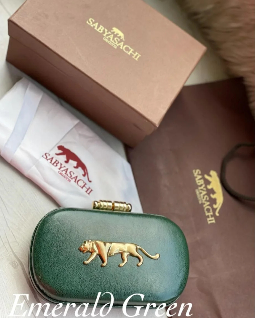 SC-01: Sabyasachi Inspired Panther Clutch Bag