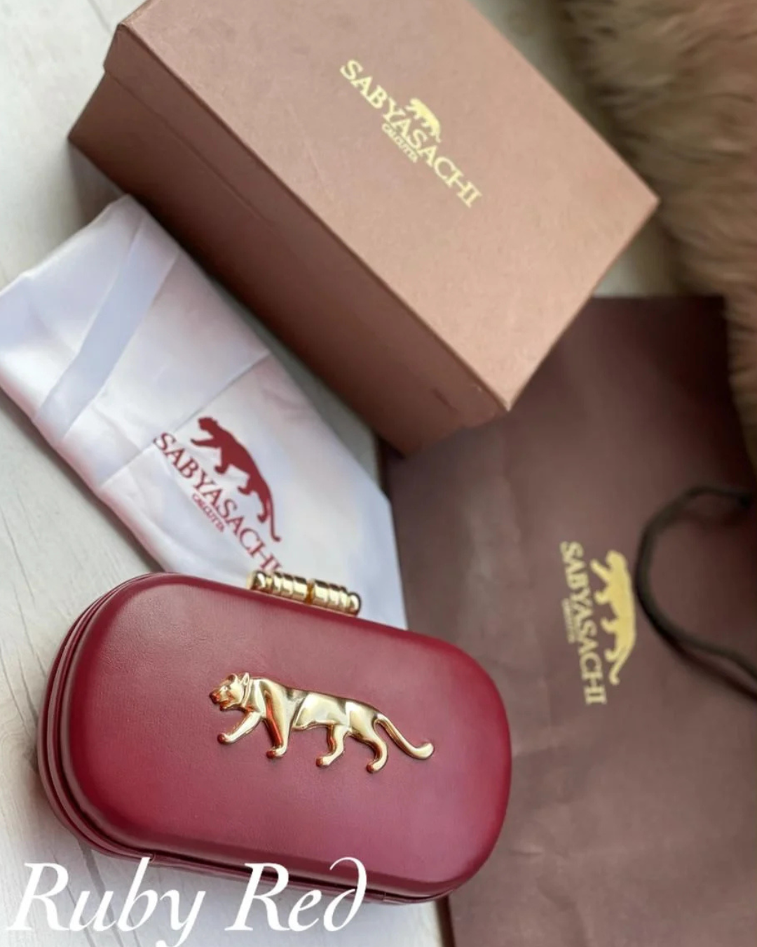 SC-01: Sabyasachi Inspired Panther Clutch Bag