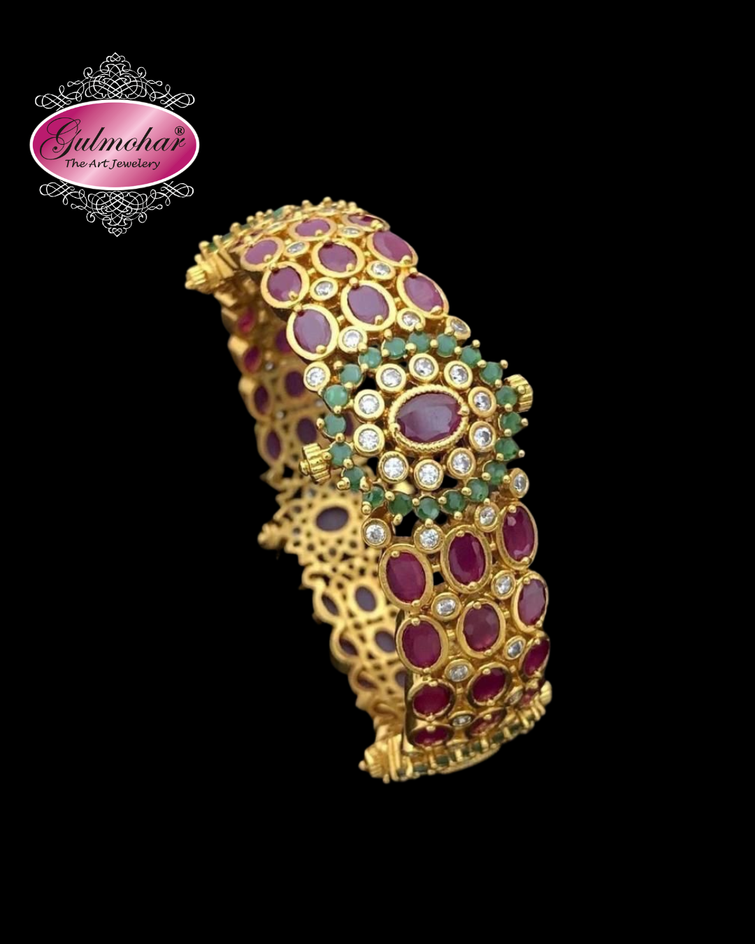 BG-03: Premium AD Kangan – Traditional South Indian Elegance