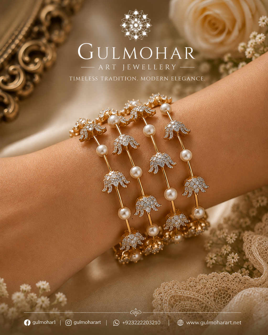 BG-04: Lotus bangles