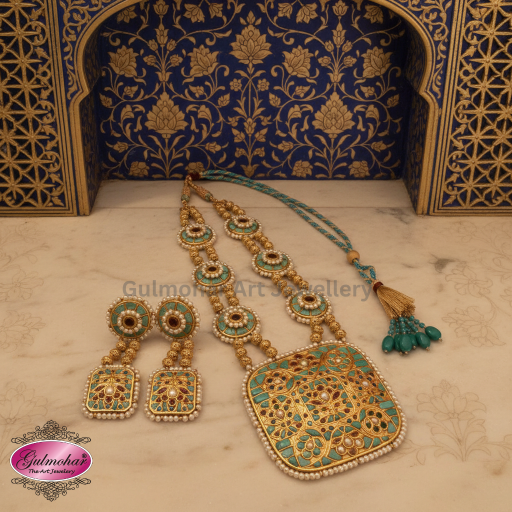 MM-02: Feroza Multani Kundan Mala Set