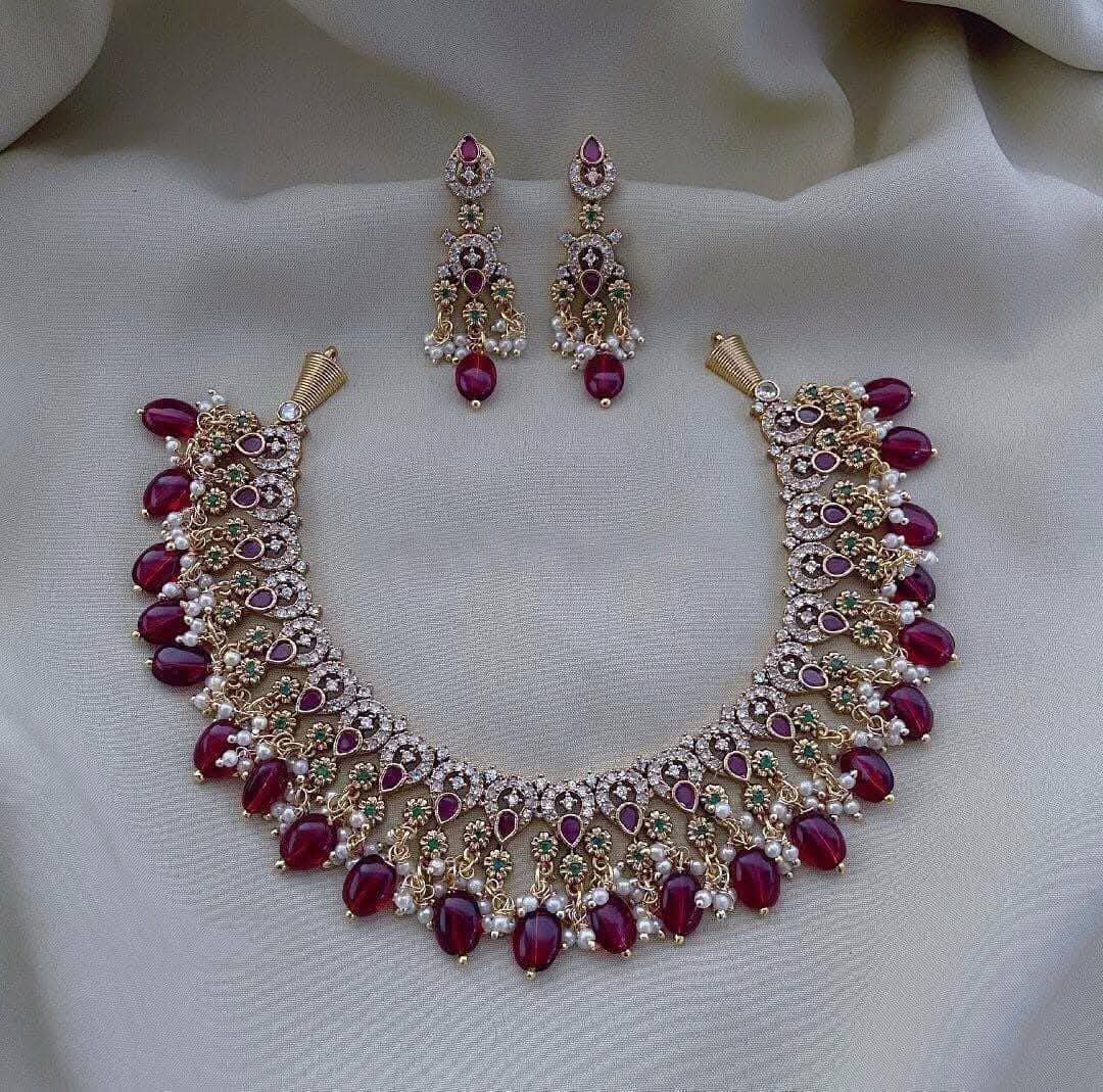 S-03: Gold Plated Traditional Necklace Set