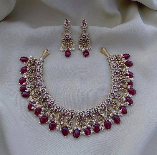S-03: Gold Plated Traditional Necklace Set