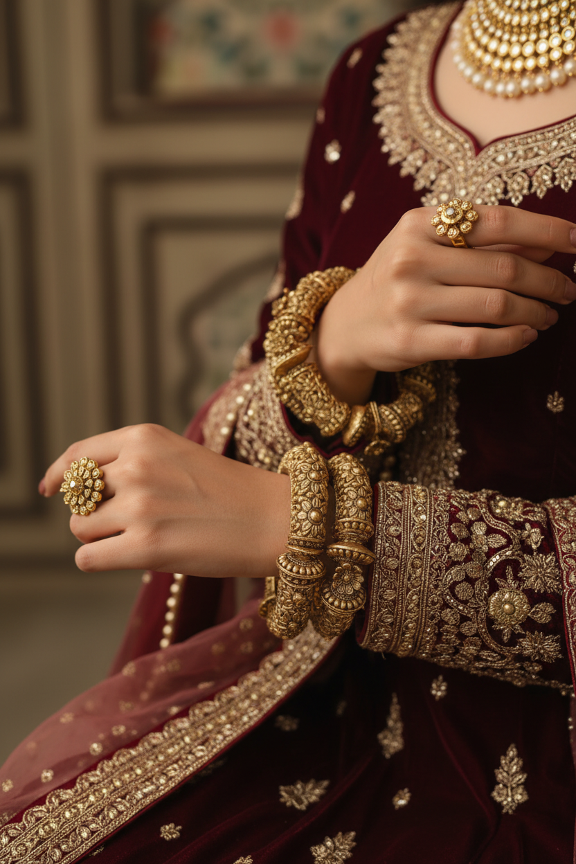 Antique Kangan Model Shoot