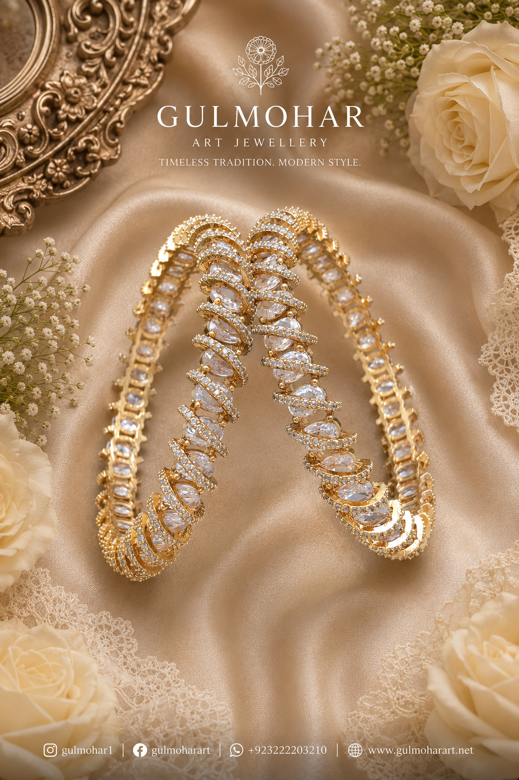 Spiral AD bangles, spiral bangles, AD bangles, CZ bangles, AD CZ bangles, gold plated bangles, South Indian bangles, South Indian jewellery, traditional bangles, spiral design bangles, 2 piece bangle set, red bangles, green bangles, white bangles, colourful bangles, bridal bangles, wedding bangles, party wear bangles, festive bangles, designer bangles, Indian bangles, Pakistani jewellery, South Indian bridal jewellery