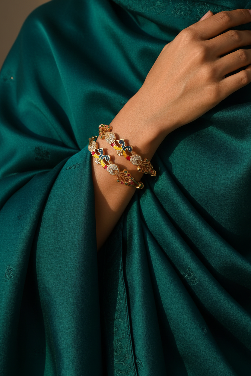 Festive Teal Model Shoot