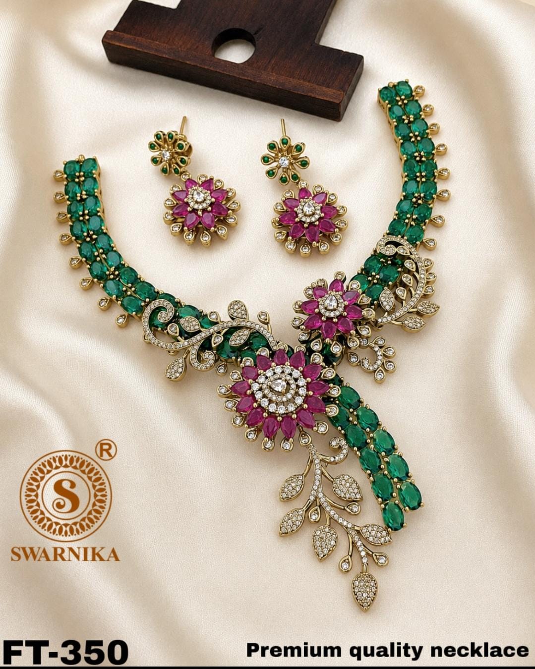 S-21: AD Floral Necklace Set
