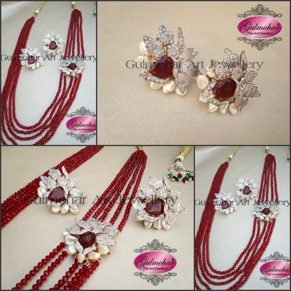 Orchid Ruby Mala set - Image 4