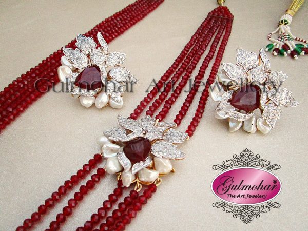 Orchid Ruby Mala set - Image 2