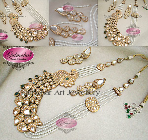 Kundan Mor Mala set - Image 2