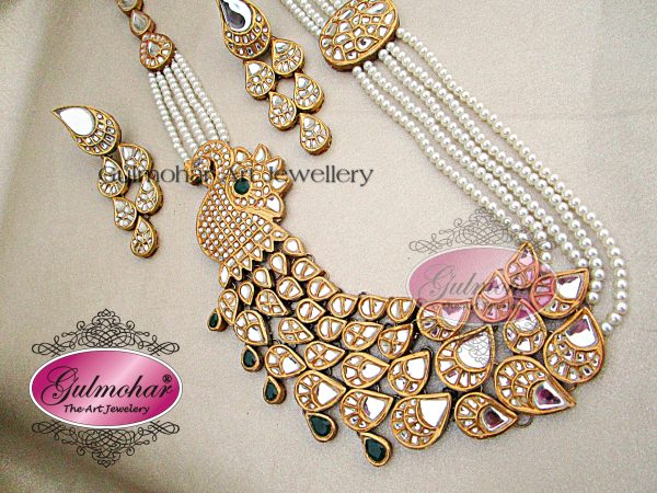 Kundan Mor Mala set - Image 3